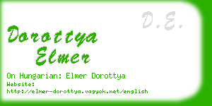 dorottya elmer business card